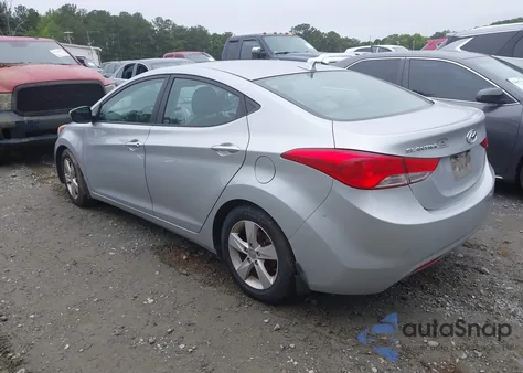 2013 Hyundai Elantra Gls из США, поврежденный, VIN 5NPDH4AEXDH327865